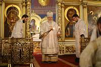 Архиерейское богослужение в Богоявленском соборе Ногинска